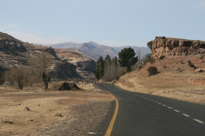 Highway in Lesotho