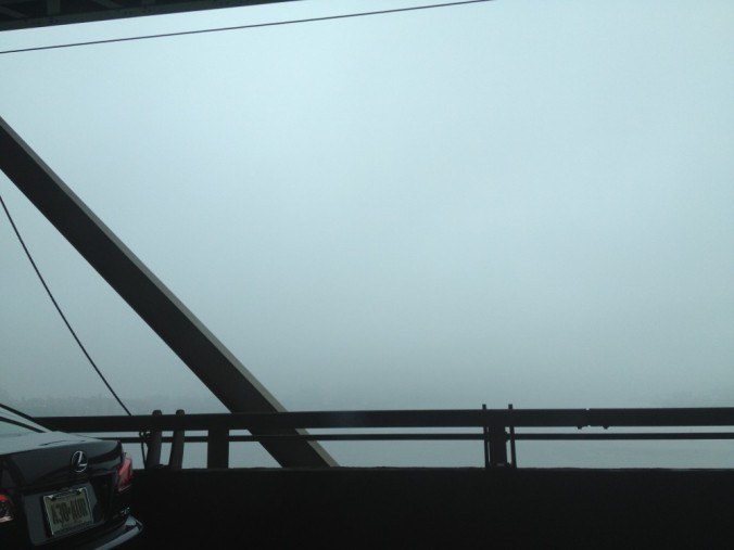 Foggy bridge